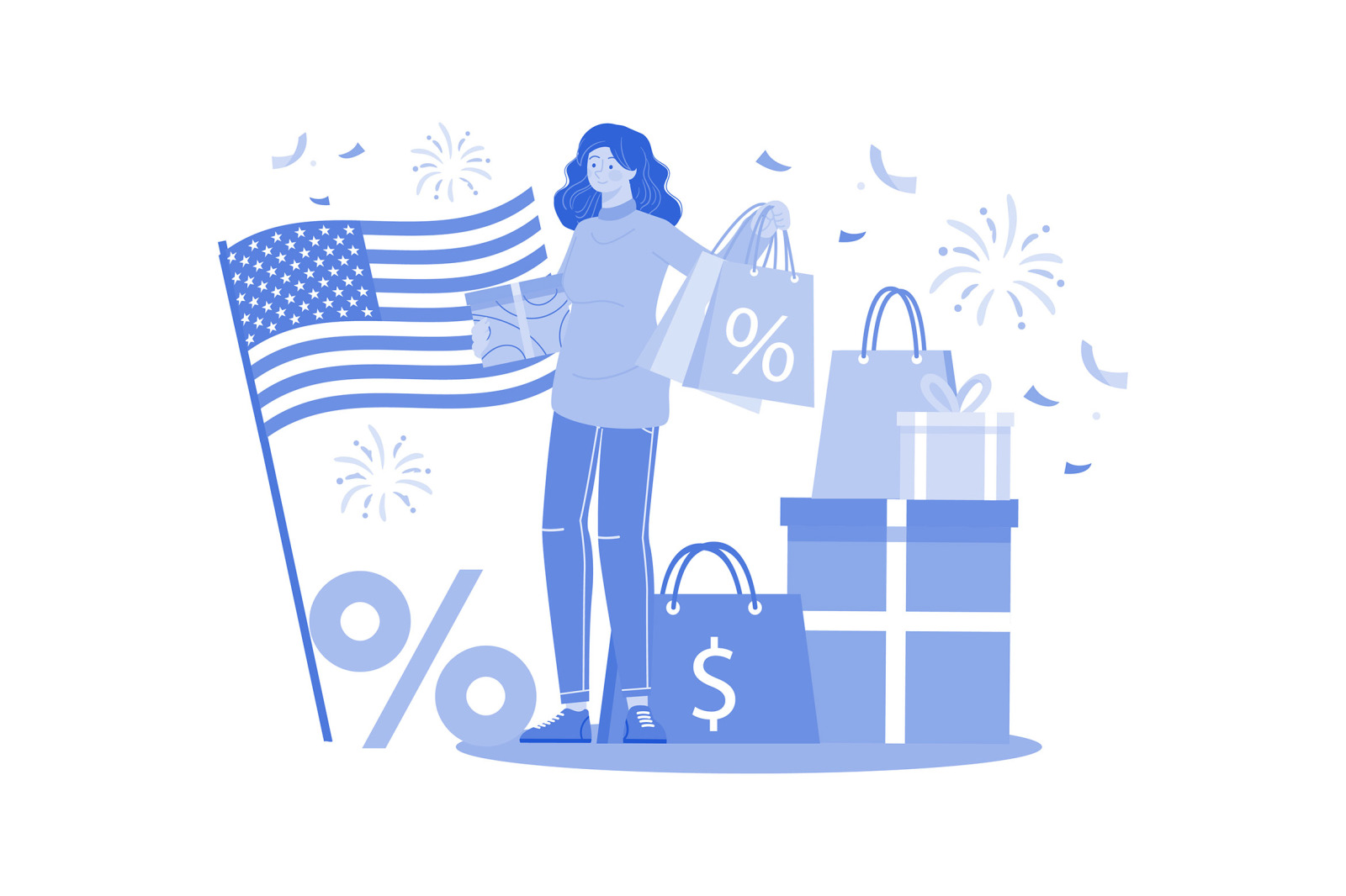 M718_Memorial Day Illustration Pack