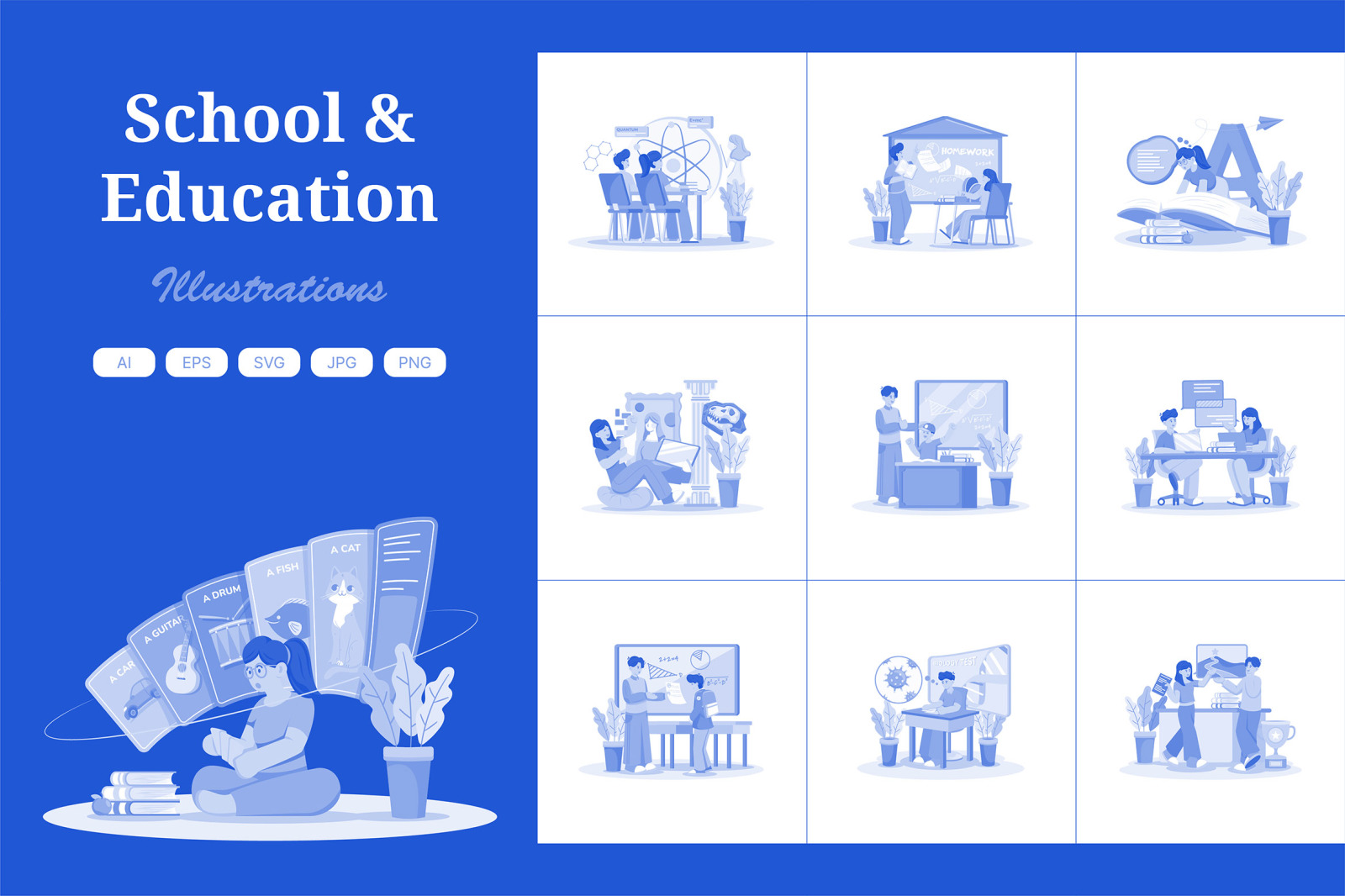 M721_Education Illustration Pack 1 M721_Education Illustration Pack 1