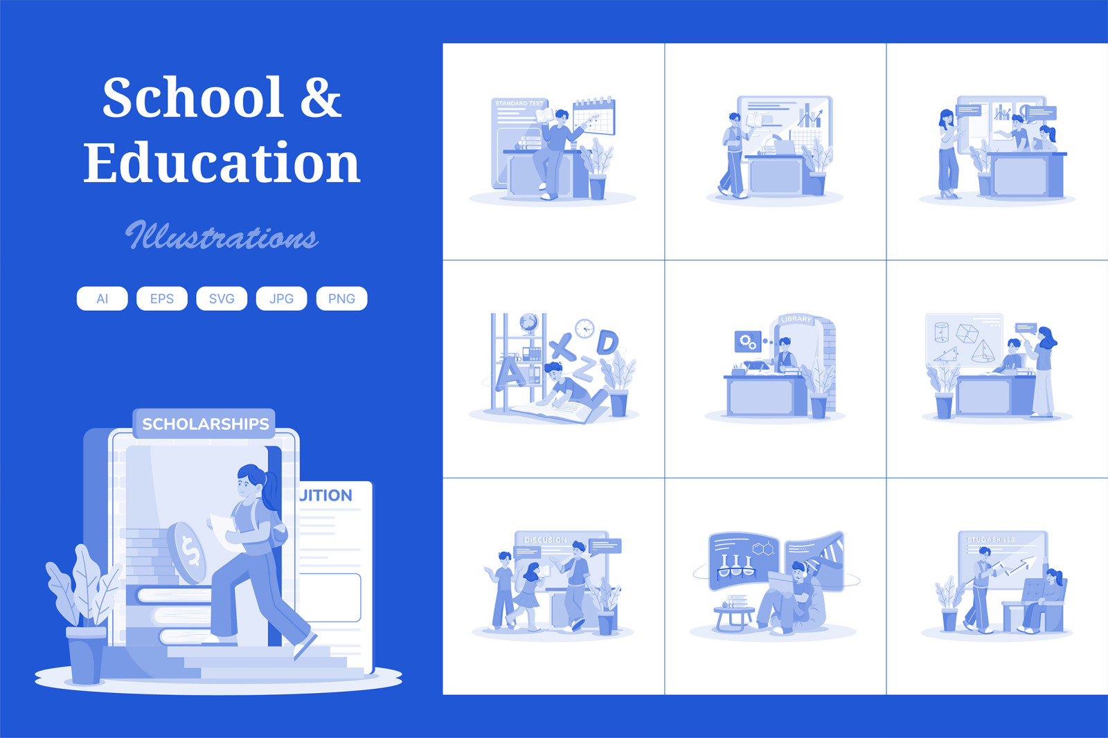 M721_Education Illustration Pack M721_Education Illustration Pack