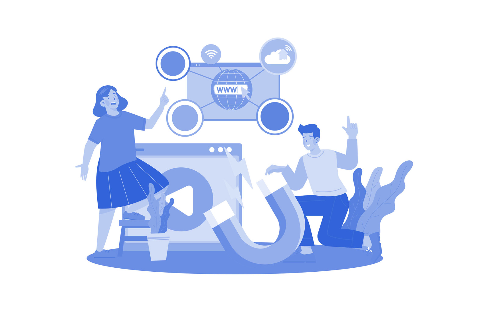 M722_Advertising Agency Illustration Pack 1 M722_Advertising Agency Illustration Pack 1