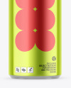 Metallic Drink Can Mockup