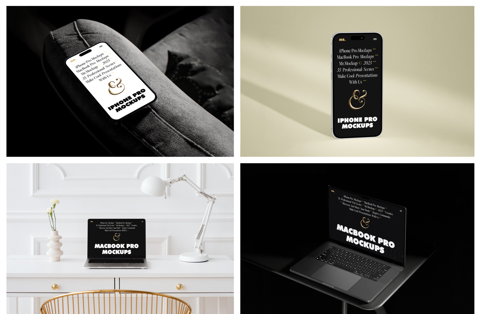 Device Mockups - MacBook + iPhone Device Mockups - MacBook + iPhone