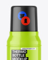 Glossy Thermo Bottle Mockup