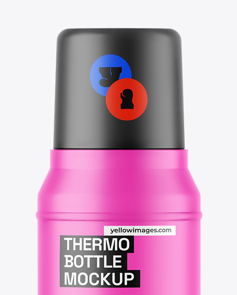 Matte Thermo Bottle Mockup