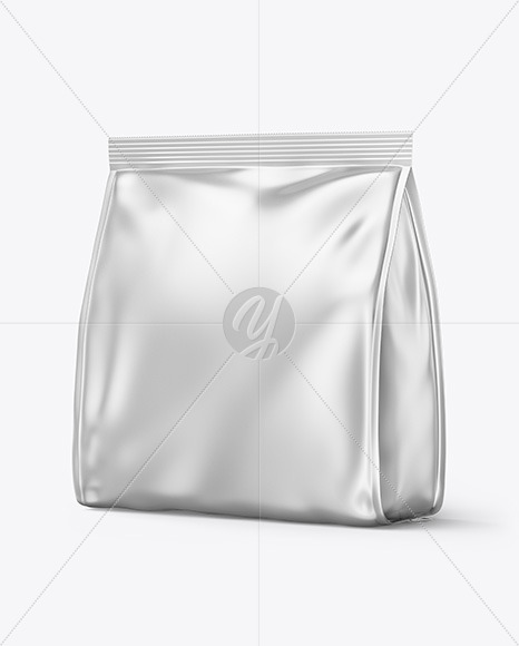 Metallic Stand-Up Bag Mockup