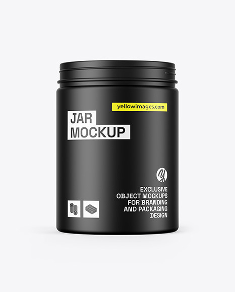Matte Jar Mockup