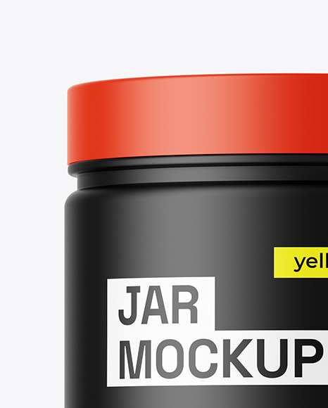 Matte Jar Mockup