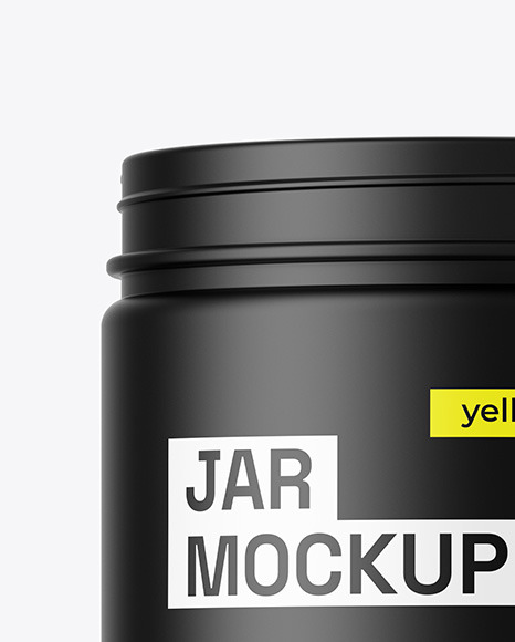 Matte Jar Mockup