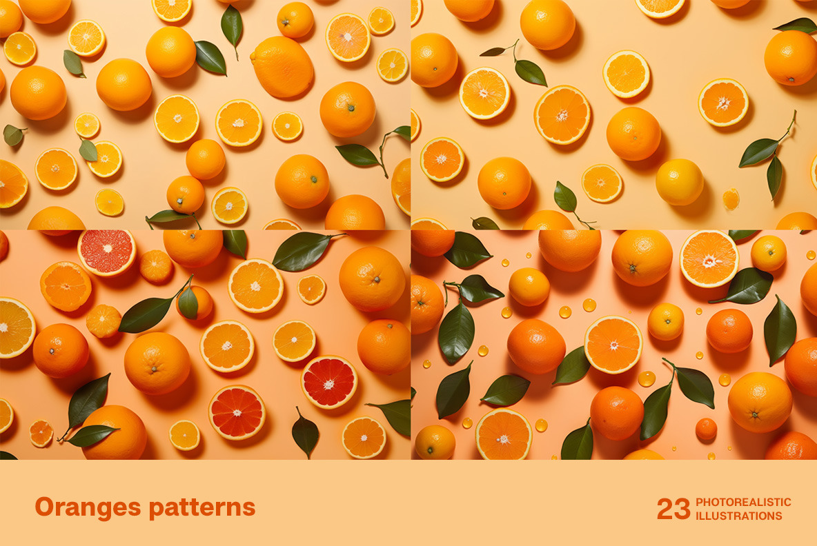 Oranges patterns Oranges patterns