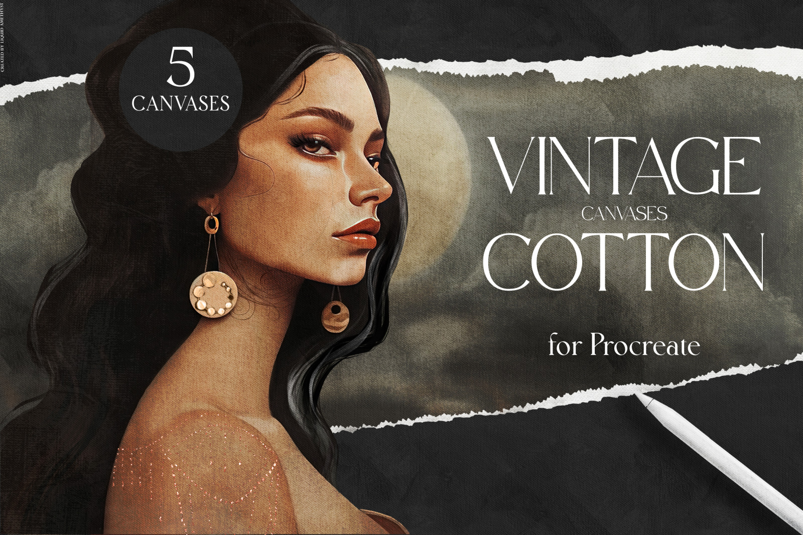 Vintage Cotton Set for Procreate Vintage Cotton Set for Procreate