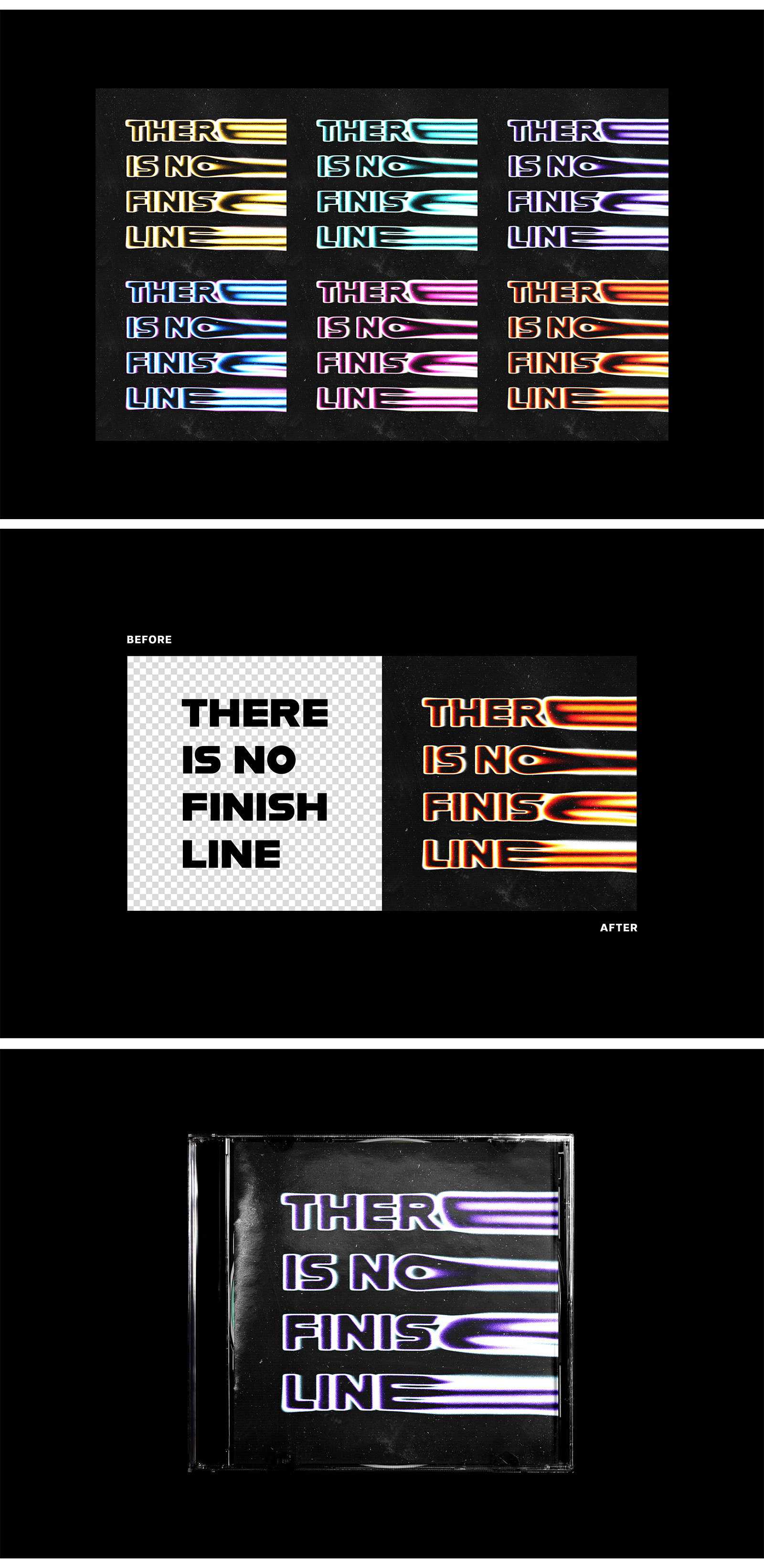 Flowing Melting Text Effect Flowing Melting Text Effect
