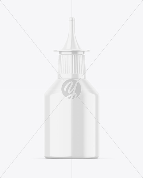 Glossy Nozzle Bottle Mockup