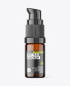 5ml Amber Pump Bottle Mockup