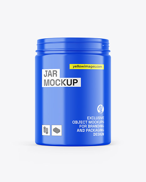 Glossy Jar Mockup