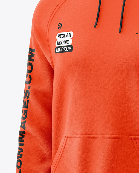 Hoodie Mockup - Half Side View