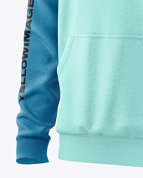 Hoodie Mockup - Half Side View