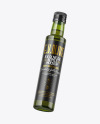 Green Glass Olive Oil Bottle Mockup