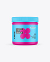 Matte Plastic Jar Mockup