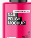 Glossy Nail Polish Bottle Mockup