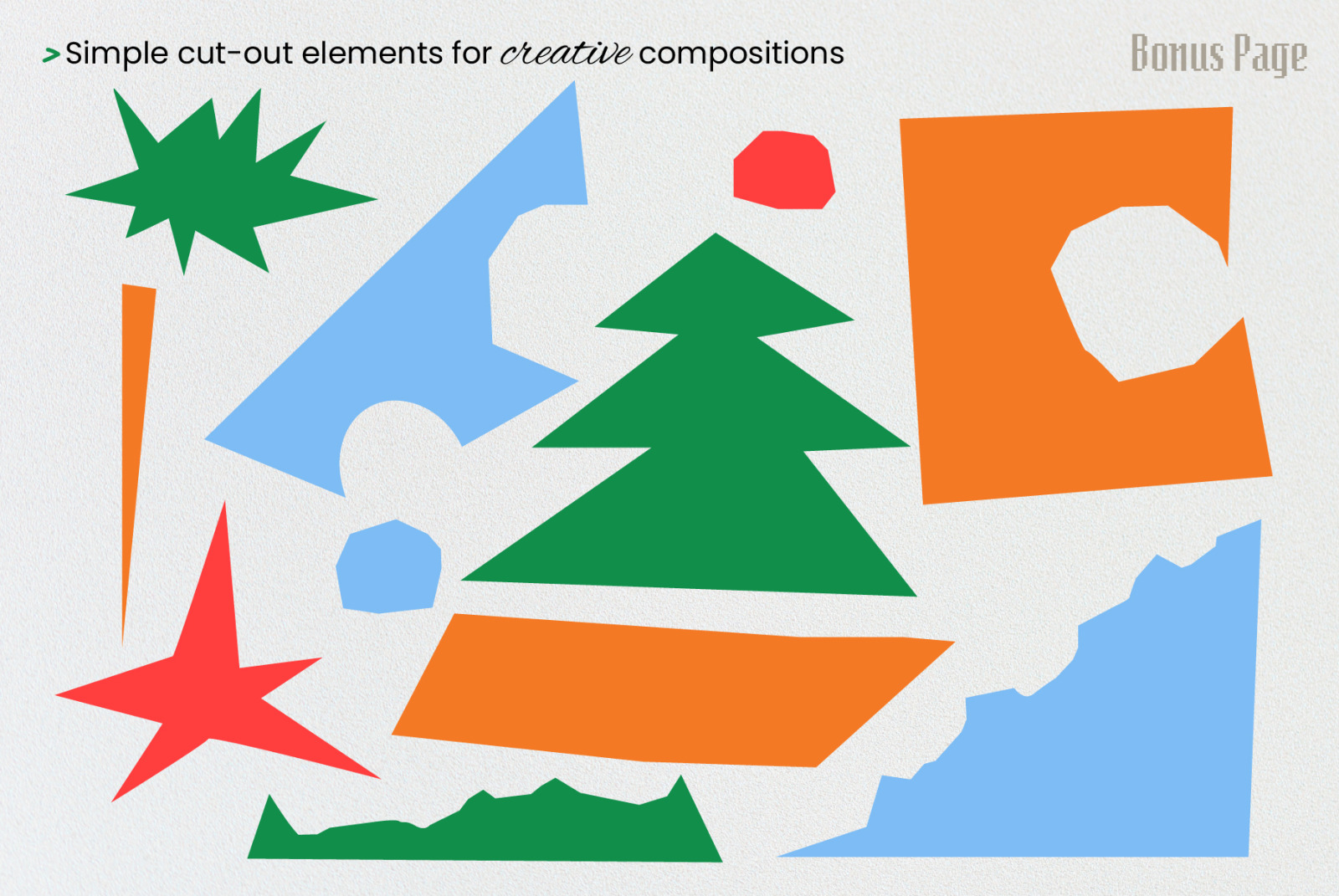 75 Christmas collage elements 75 Christmas collage elements