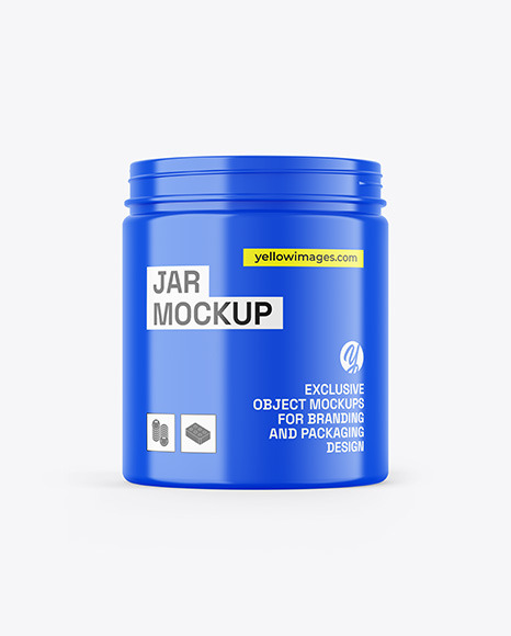 Glossy Jar Mockup