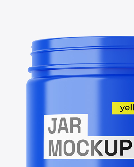 Glossy Jar Mockup