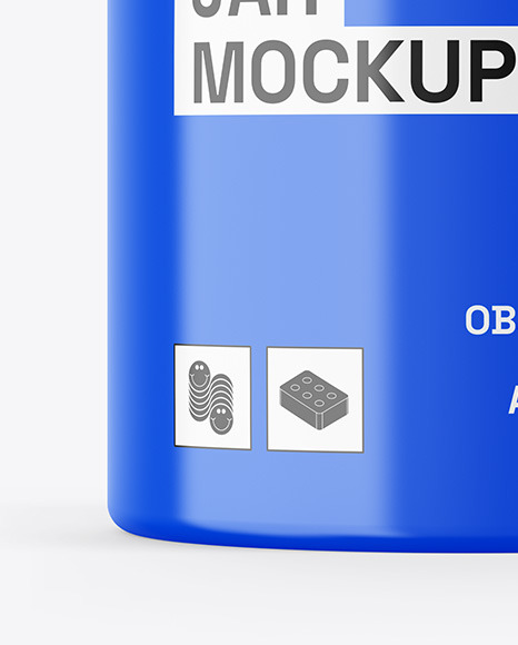 Glossy Jar Mockup