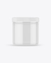 Glossy Plastic Jar Mockup