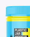 Glossy Plastic Jar Mockup