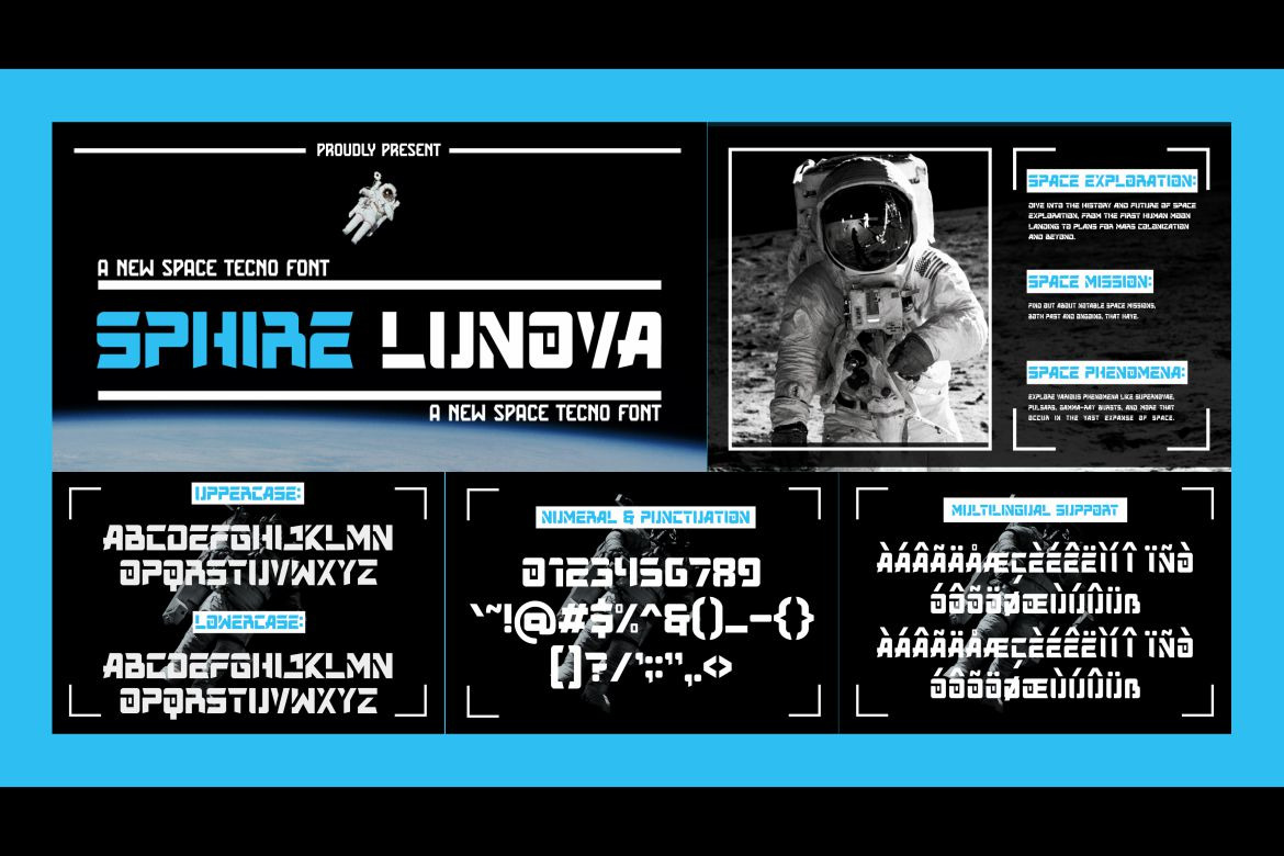 Bundle Modern Techno Font Bundle Modern Techno Font