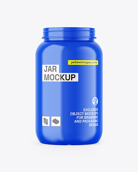 Glossy Jar Mockup