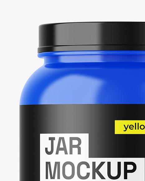 Glossy Jar Mockup