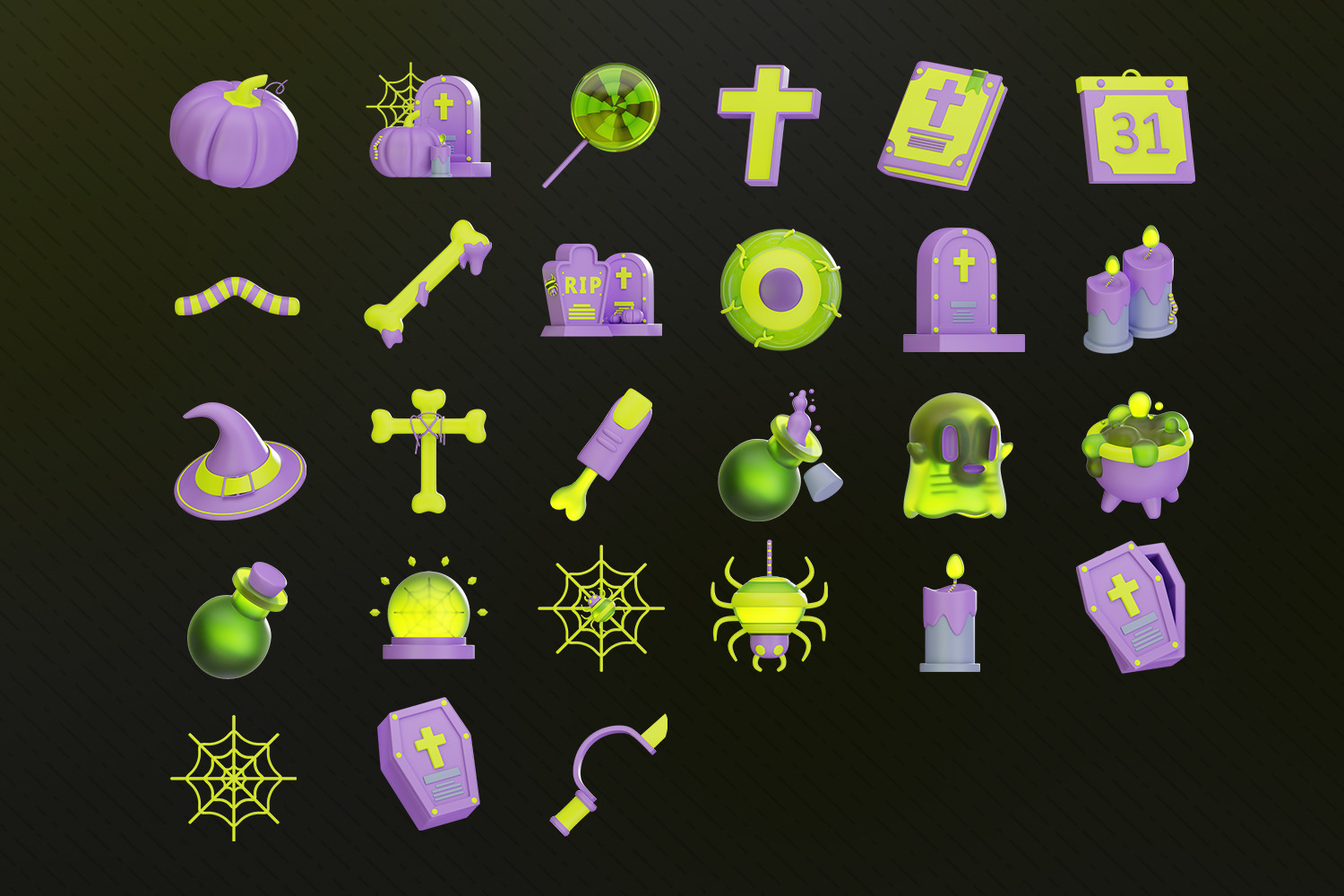 Halloween 3D Icon Halloween 3D Icon