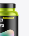 Metallic Protein Jar Mockup Metallic Protein Jar Mockup