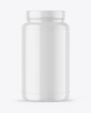 Glossy Protein Jar Mockup Glossy Protein Jar Mockup