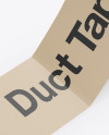 Paper Duct Tape Mockup - Half Side View (High-Angle Shot)