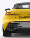 Aston Martin DB11 Mockup - Back View