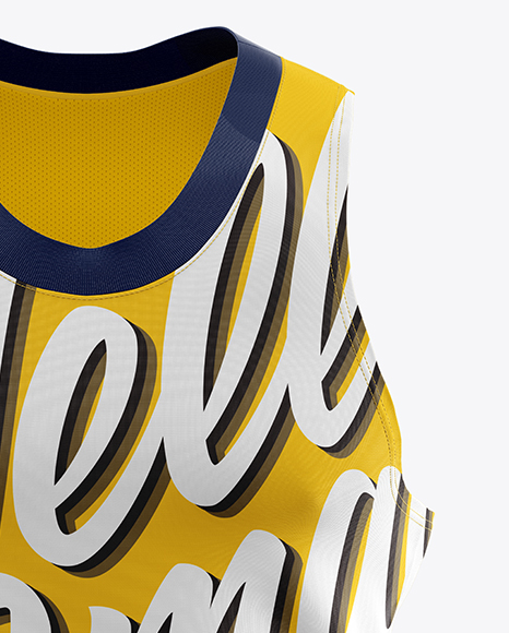 Basketball Jersey Mockup - Front View