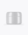 Glossy Cosmetic Jar Mockup