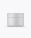 Matte Cosmetic Jar Mockup