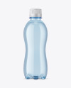 330ml PET Blue Bottle W/ Drink & Shrink Sleeve Mockup