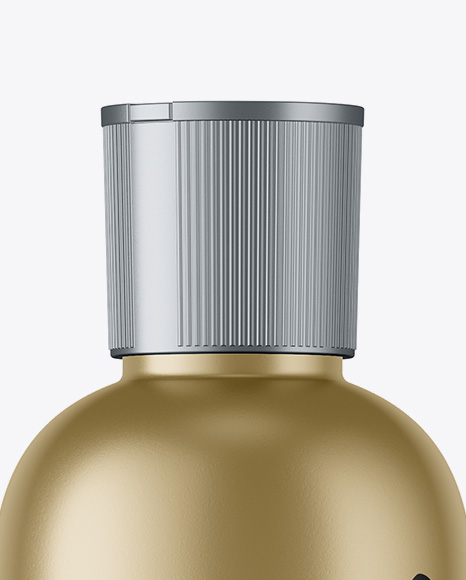 250ml PET Metallic Cosmetic Bottle Mockup 250ml PET Metallic Cosmetic Bottle Mockup