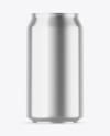 Metallic Drink Can Mockup