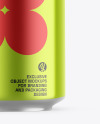 Metallic Drink Can Mockup