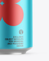 Matte Metallic Drink Can Mockup