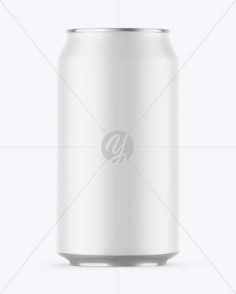 Matte Drink Can Mockup