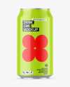 Glossy Drink Can Mockup