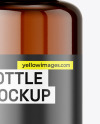 50ml Amber Pump Bottle Mockup