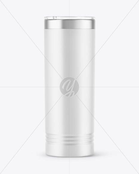 Matte 22oz Skinny Tumbler Mockup