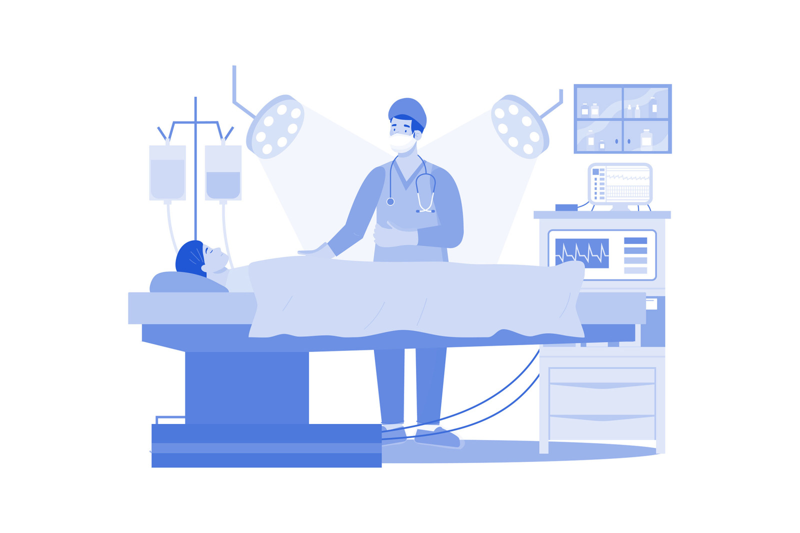 M729_ Multitasking Concept Illustration Pack M729_ Multitasking Concept Illustration Pack